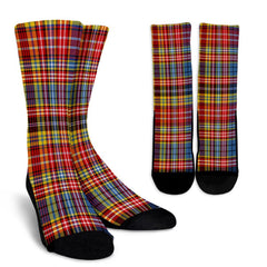 Drummond of Strathallan Tartan Crew Socks