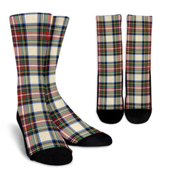 Stewart Dress Ancient Tartan Crew Socks