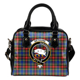 Bethune Family Tartan Crest Shoulder Handbags