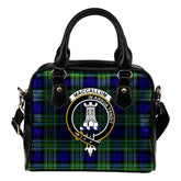 MacCallum Modern Tartan Crest Shoulder Handbags