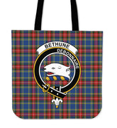 Bethune Family Tartan Crest Tote Bag