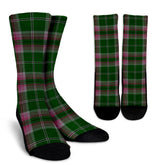 Gray Hunting Tartan Crew Socks