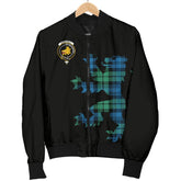 Campbell Tartan Bomber Jacket Lion & Thistle