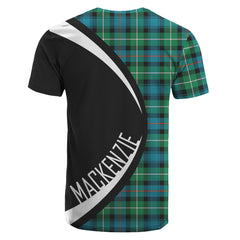 MacKenzie Ancient Tartan Crest T-shirt - Circle Style