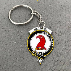 MacNicol (of Scorrybreac) Crest Keychain