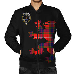 Fraser (of Lovat) Tartan Bomber Jacket Lion & Thistle