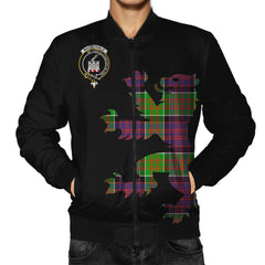 MacDonald Clan Ranald Tartan Bomber Jacket Lion & Thistle