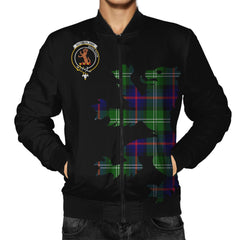 Sutherland I Tartan Bomber Jacket Lion & Thistle