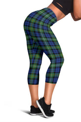 Campbell Argyll Family Tartan Capris Leggings