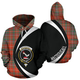 MacDougall Ancient Tartan Crest Hoodie - Circle Style