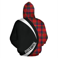 Robertson Modern Tartan Crest Hoodie - Circle Style