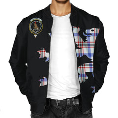 Boswell Tartan Bomber Jacket Lion & Thistle