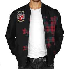 Crook Tartan Bomber Jacket Lion & Thistle
