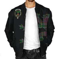Crosbie Tartan Bomber Jacket Lion & Thistle