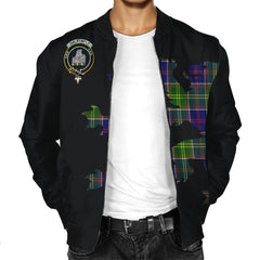 Dalrymple Tartan Bomber Jacket Lion & Thistle