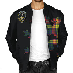 Dewar Tartan Bomber Jacket Lion & Thistle