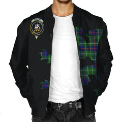 Duncan Tartan Bomber Jacket Lion & Thistle