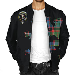 Glass Tartan Bomber Jacket Lion & Thistle