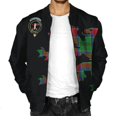 MacCulloch Tartan Bomber Jacket Lion & Thistle