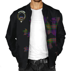 MacDonell Tartan Bomber Jacket Lion & Thistle