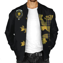 MacLeod (of Lewis) Tartan Bomber Jacket Lion & Thistle