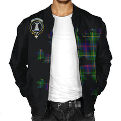 Malcolm Modern Tartan Bomber Jacket Lion & Thistle