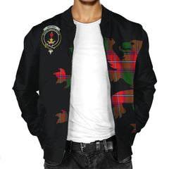 Rattray Tartan Bomber Jacket Lion & Thistle
