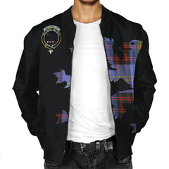 Rutherford Tartan Bomber Jacket Lion & Thistle