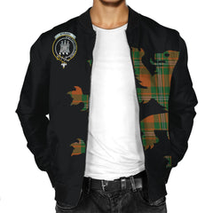 Strang (or Strange) Tartan Bomber Jacket Lion & Thistle