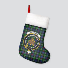 McKenzie Tartan Crest Christmas Stocking