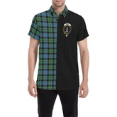 MacKay Ancient Tartan Men Shirt Haft Style
