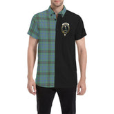 MacInnes Ancient Tartan Men Shirt Haft Style