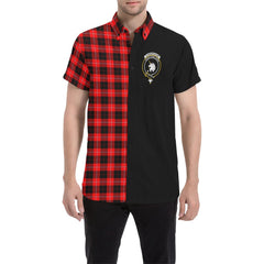 Cunningham Modern Tartan Crest Men Shirt