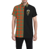 MacGregor Ancient Tartan Men Shirt Haft Style