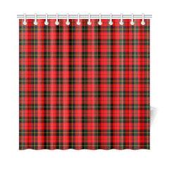 Wallace Hunting - Red Tartan Shower Curtain