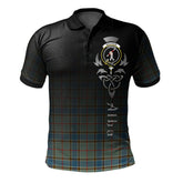 Balfour Blue Tartan Polo Shirt - Alba Celtic Style