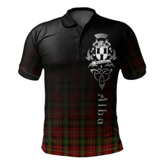 Blackstock Red Dress Tartan Polo Shirt - Alba Celtic Style