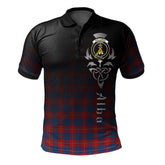 Galloway Red Tartan Polo Shirt - Alba Celtic Style