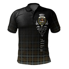 Graham of Menteith Weathered Tartan Polo Shirt - Alba Celtic Style