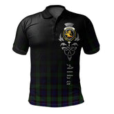 Nicolson Green Hunting Tartan Polo Shirt - Alba Celtic Style
