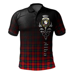 Ruthven Modern Tartan Polo Shirt - Alba Celtic Style