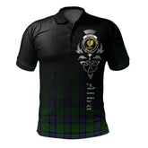 Sinclair Hunting 02 Tartan Polo Shirt - Alba Celtic Style