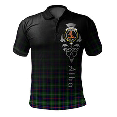 Sutherland Modern Tartan Polo Shirt - Alba Celtic Style