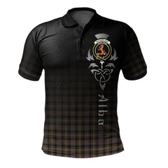 Sutherland Weathered Tartan Polo Shirt - Alba Celtic Style
