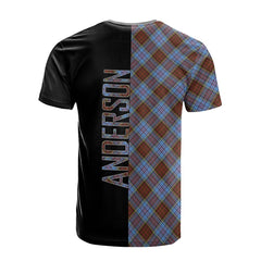 Anderson Modern Tartan T-Shirt Half of Me - Cross Style