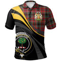 Anderson of Arbrake Tartan Polo Shirt - Royal Coat Of Arms Style