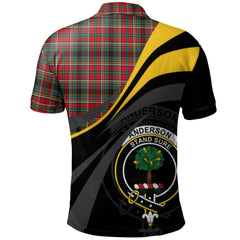 Anderson of Arbrake Tartan Polo Shirt - Royal Coat Of Arms Style