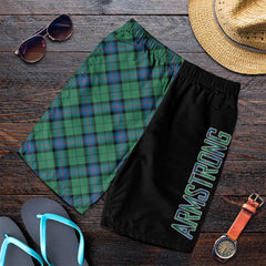 Armstrong Ancient Tartan Crest Men's Short - Cross Style