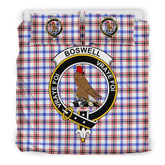 Boswell Family Tartan Crest Bedding Set