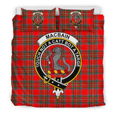Macbain Family Tartan Crest Bedding Set